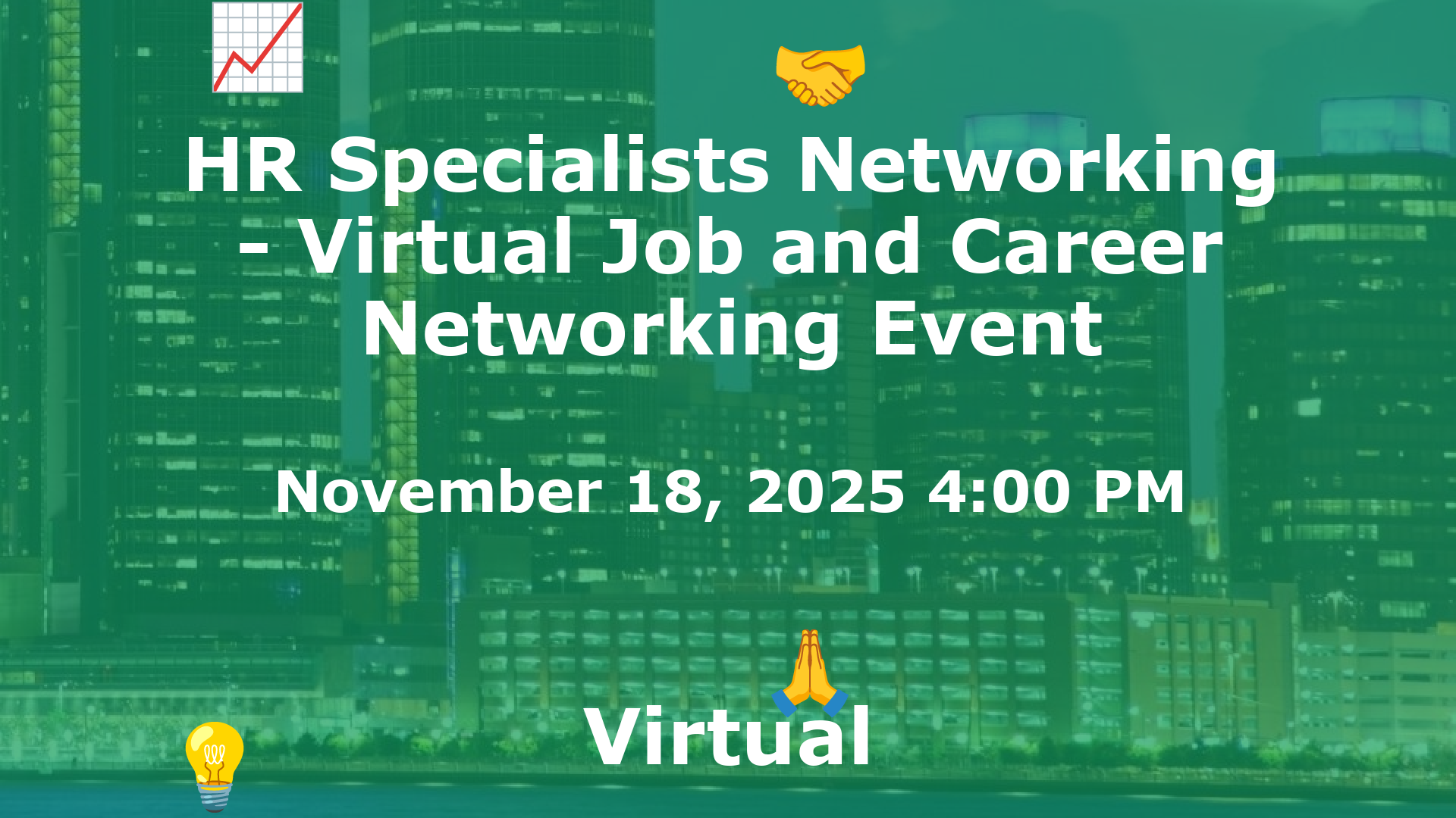 HR Specialists Networking - Virtual Job and Career Networking Event event image